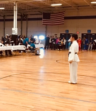 Jill Ji competing at the 7th Annual New England International Martial Arts Championship in November.