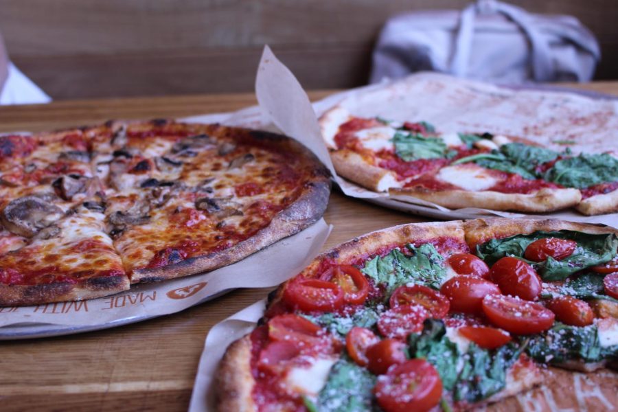 You can get a variety of different toppings at Blaze Pizza.