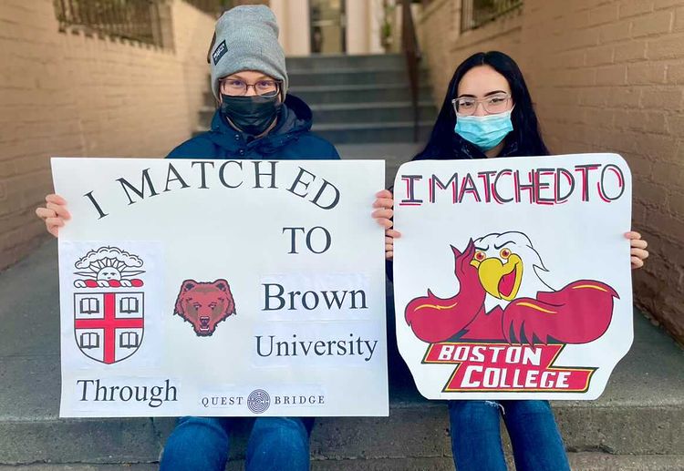 Seniors Jose Sandoval (left) and Gabriella Valencia (right) pictured. 