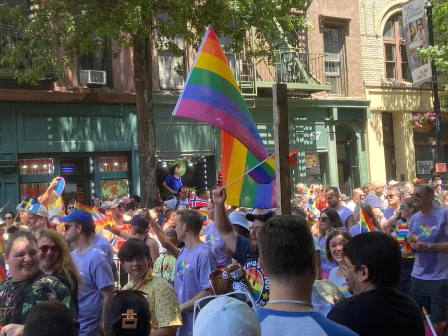 New York City Pride in June, 2022.  