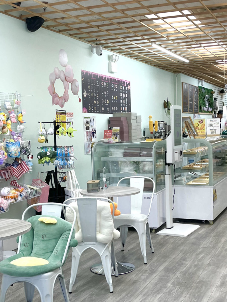 Donut Craft also offers tables and chairs for customers to enjoy