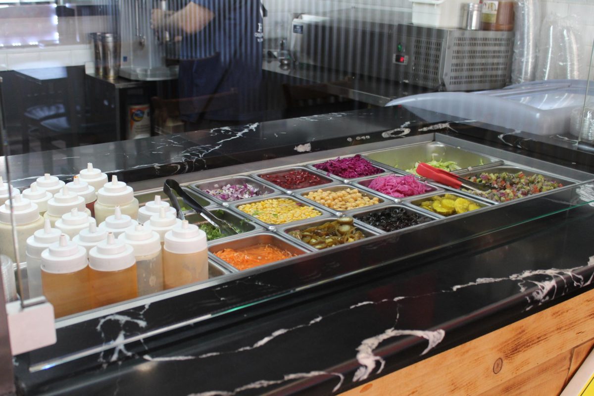 A wide variety of ingredients  that one can add to their meal.